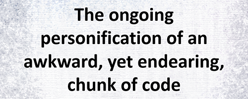 Gen Art: The Ongoing Personification of a Chunk of Code