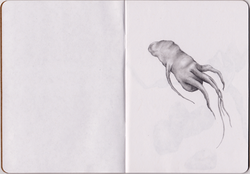 Life Underground sketchbook page