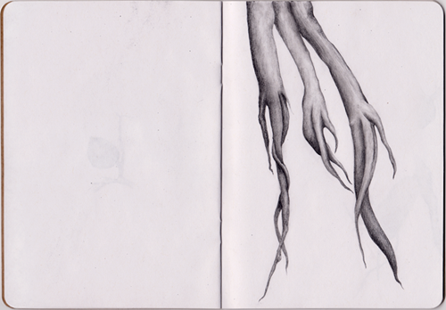 Life Underground sketchbook page